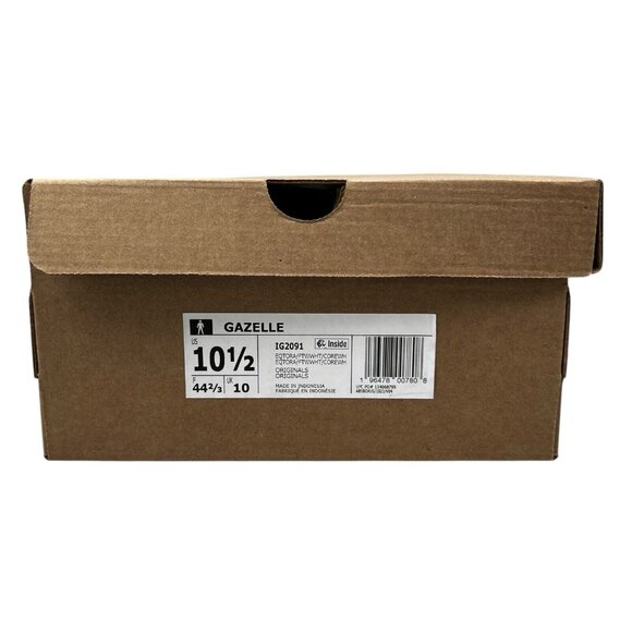 Adidas Originals Gazelle Eqt Orange White Shoes IG2091 Men's Size 10.5 - Picture 9 of 9